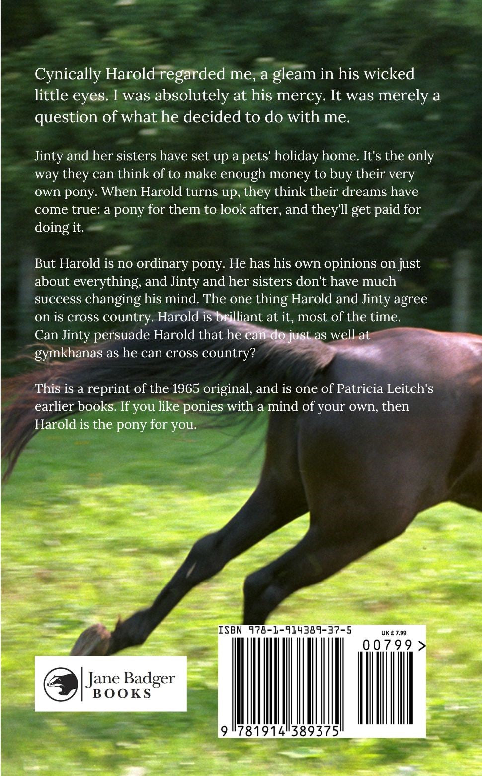 Patricia Leitch: Cross Country Pony (paperback )