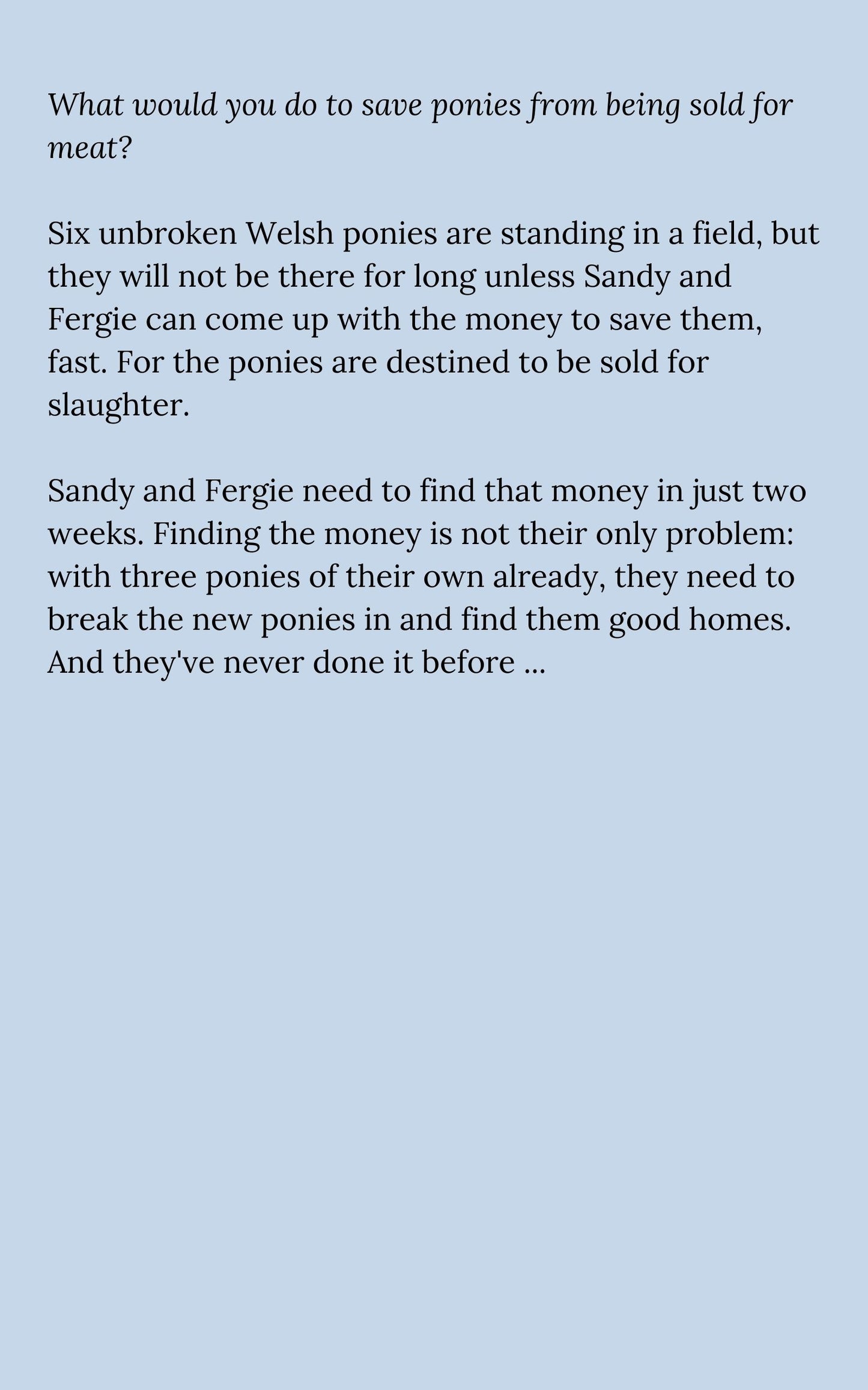 Diana Pullein-Thompson: Ponies in Peril (eBook- Sandy 3)