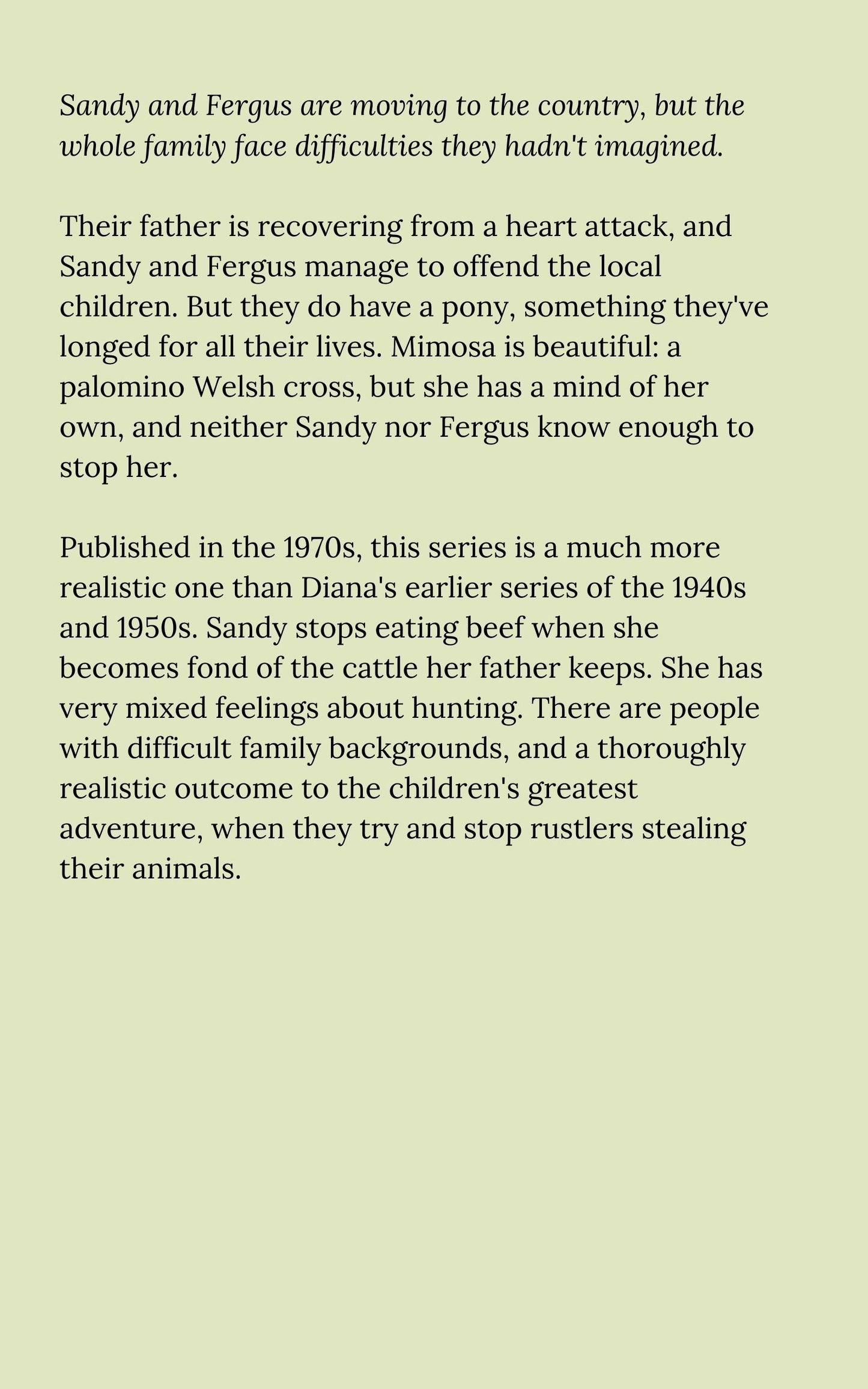 Diana Pullein-Thompson: Ponies in the Valley (eBook - Sandy 1)