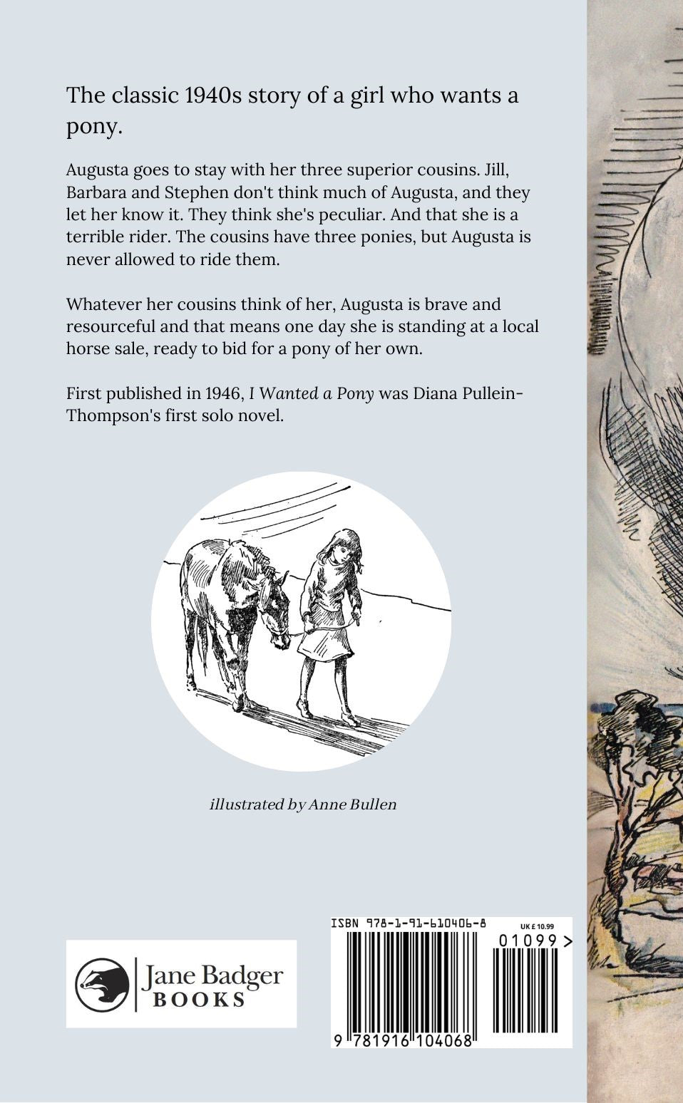 Diana Pullein-Thompson: I Wanted a Pony (paperback)