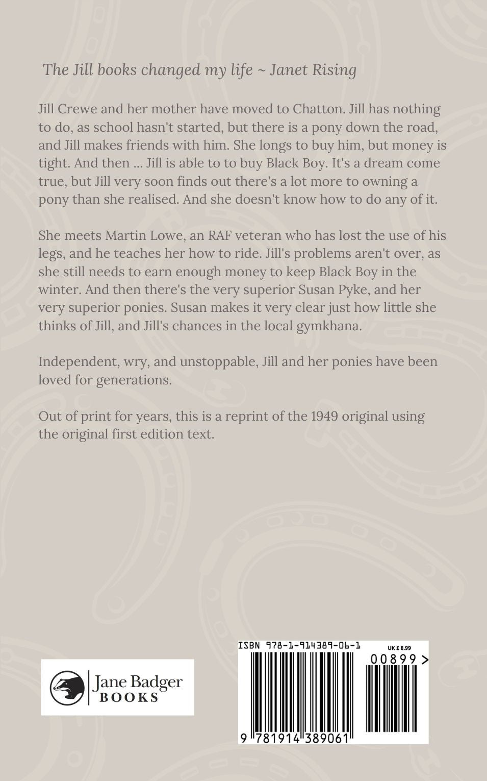 Ruby Ferguson: Jill's Gymkhana (paperback)