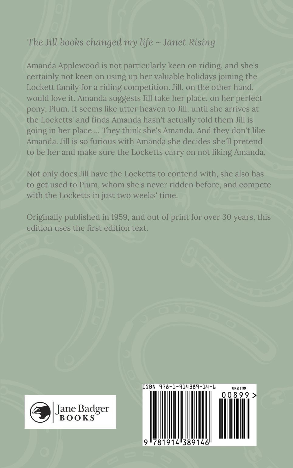 Ruby Ferguson: Jill and the Perfect Pony (paperback)