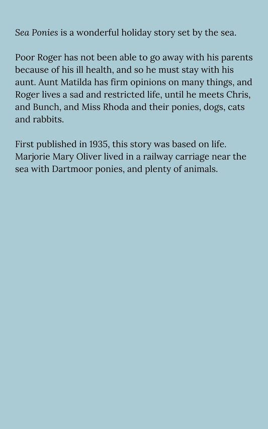 Marjorie Mary Oliver and Eva Ducat: Sea Ponies (eBook - Bunts 2)