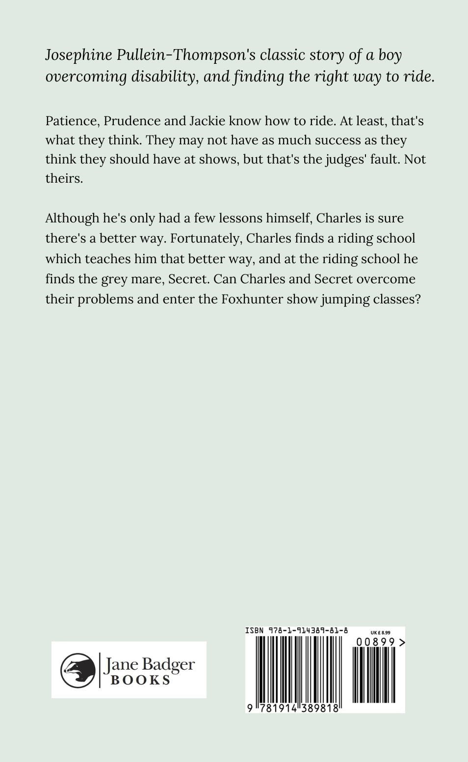 Josephine Pullein-Thompson: Show Jumping Secret (paperback)