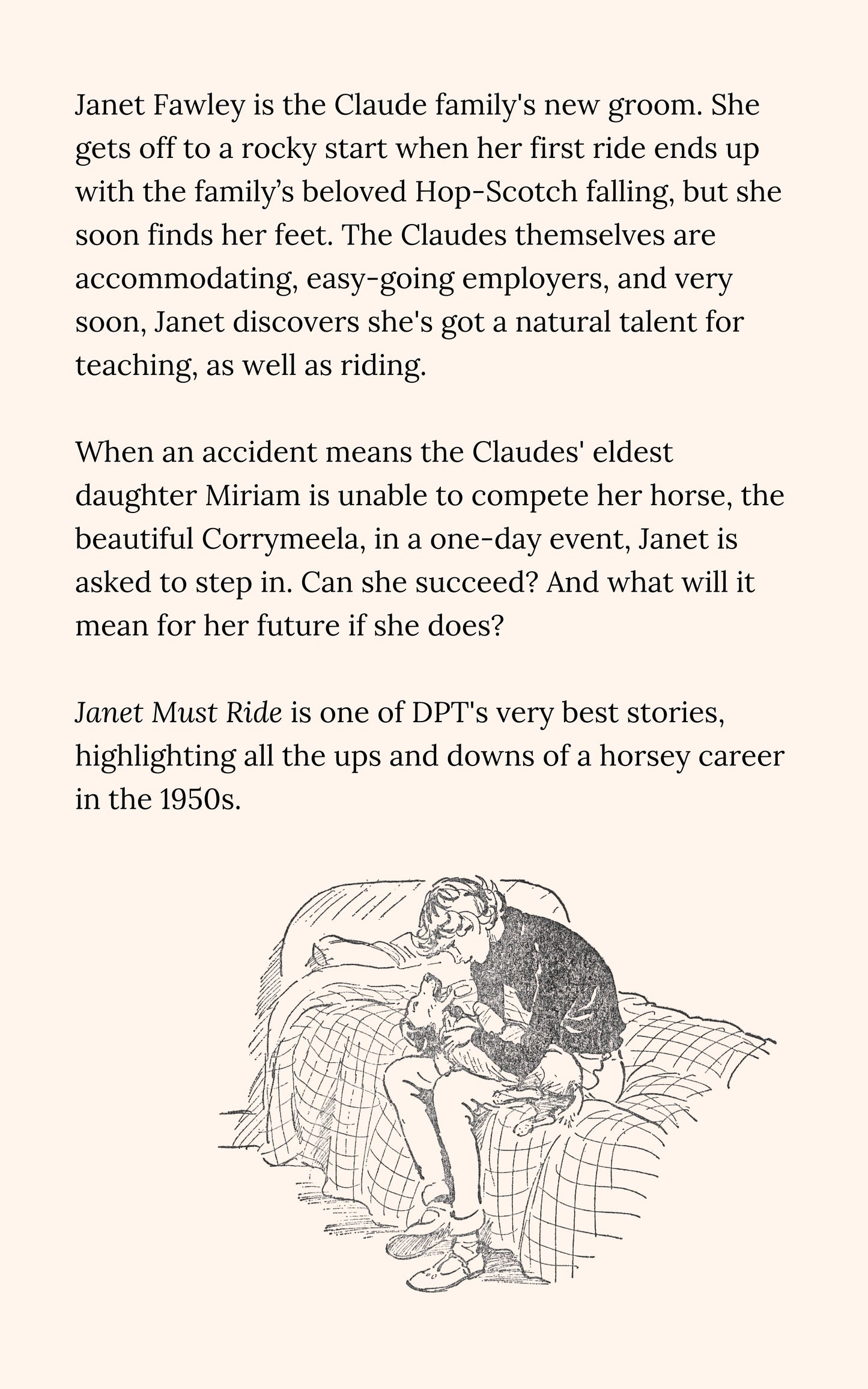 Diana Pullein-Thompson: Janet Must Ride (paperback)