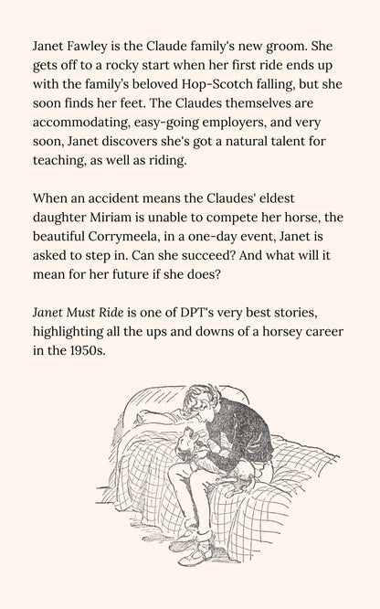 Diana Pullein-Thompson: Janet Must Ride (paperback)