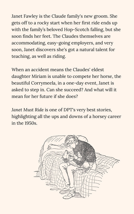 Diana Pullein-Thompson: Janet Must Ride (eBook) PRE-ORDER OUT 25 June 2026