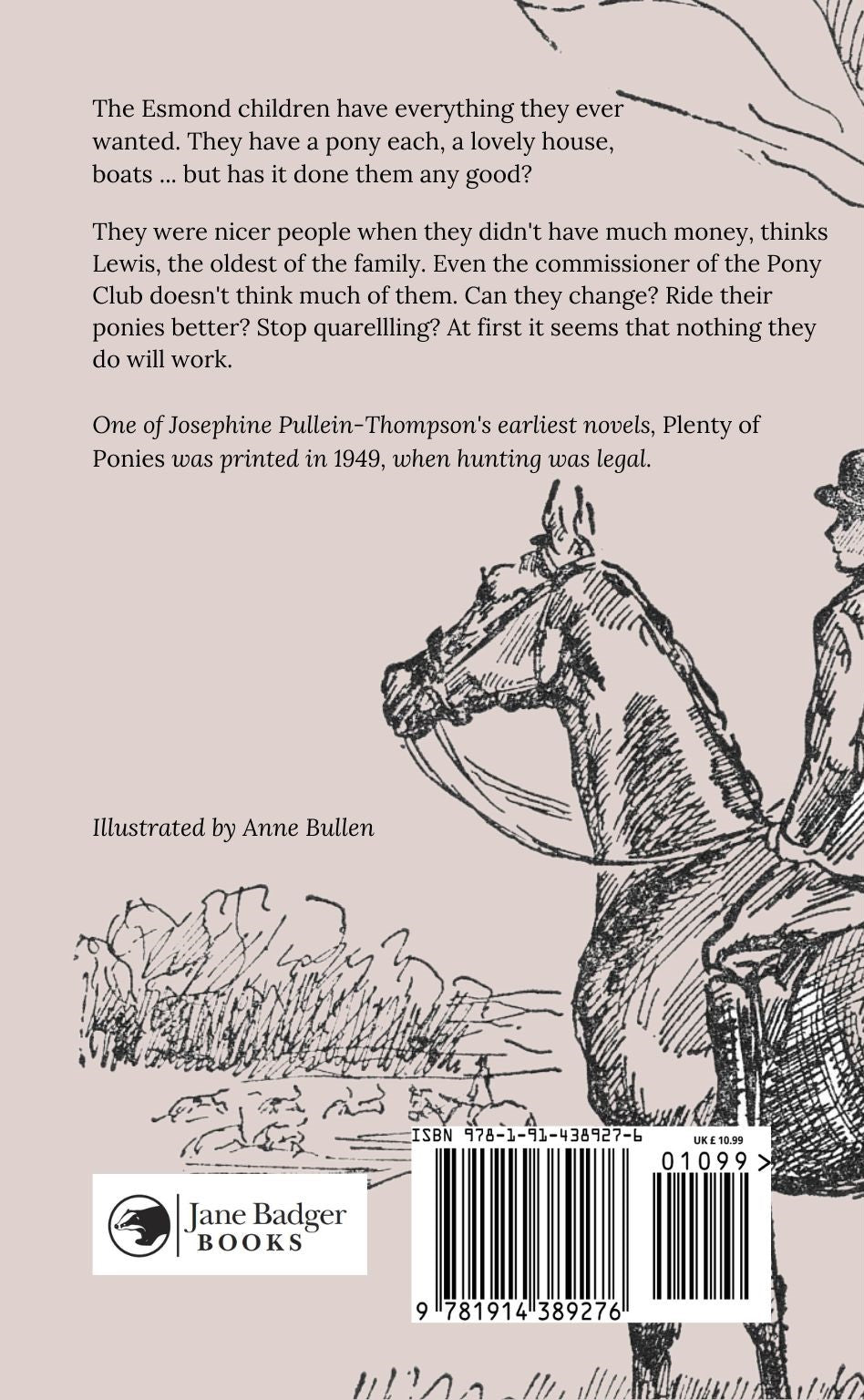 Josephine Pullein-Thompson: Plenty of Ponies (paperback)